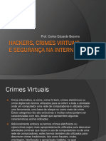 Aula - Hackers, Crimes Virtuais e Segurança Na Internet