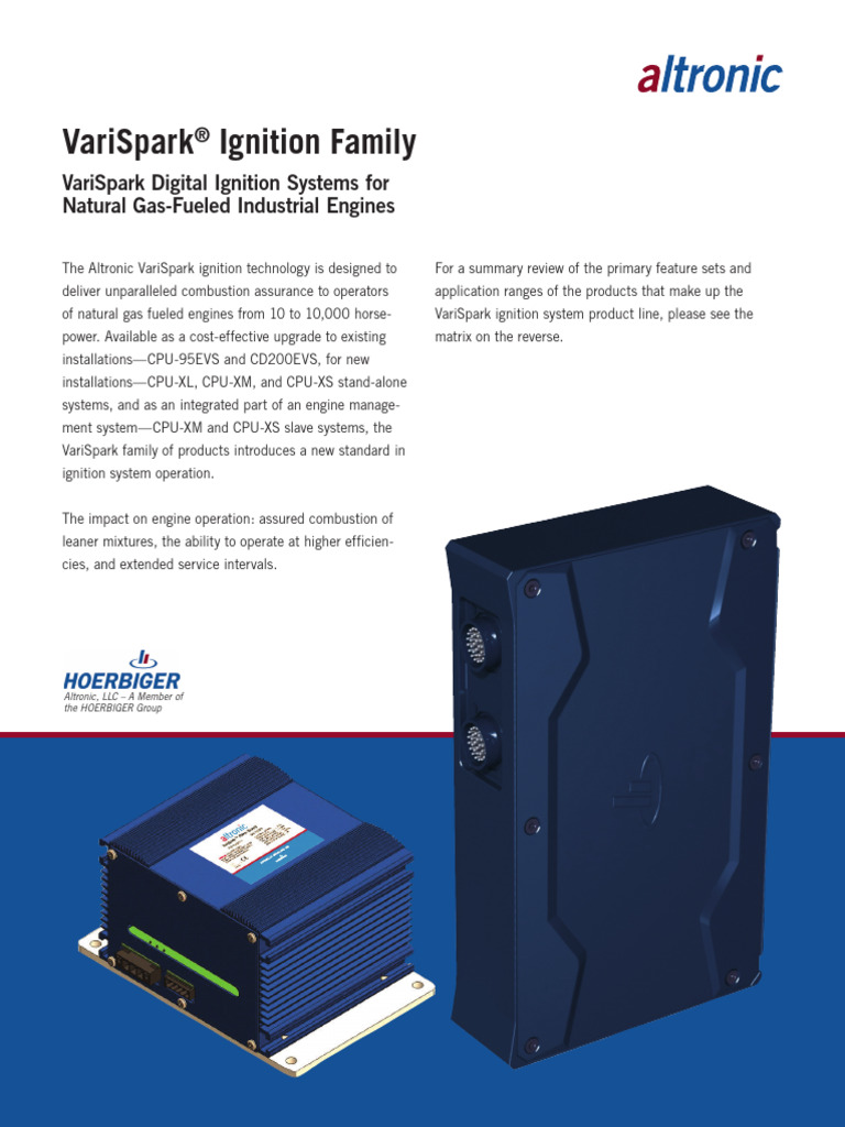 Varispark Ignition Info Sheet 6-13 | PDF | Ignition System | Electricity