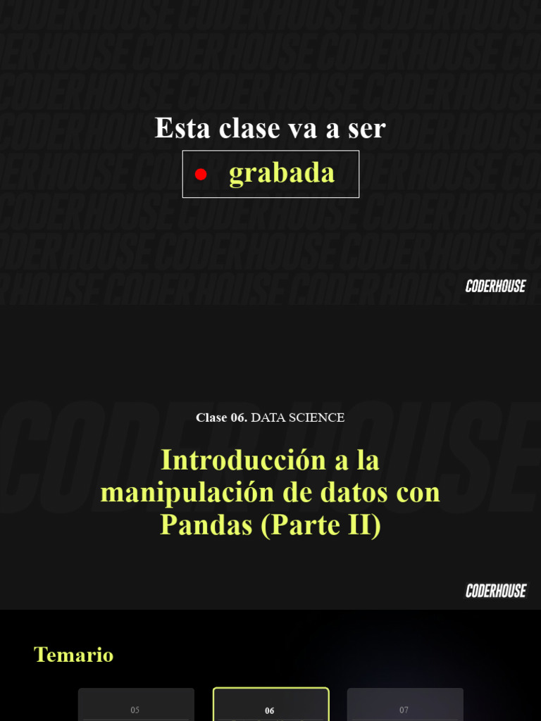 Manipulación de Datos con Pandas II | PDF | Python (lenguaje de ...