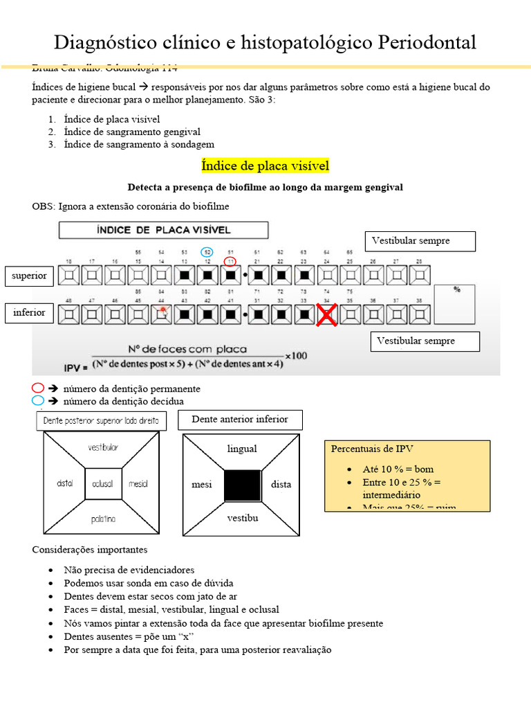 6.diagnóstico Clínico e Histopatológico Periodontal | PDF | Dente ...