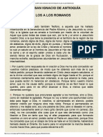 Carta San Ignacio de Antioquia A Los A Los Romanos