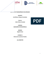 Aplicacion de Sistema de Ecuaciones Lineales