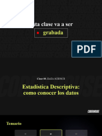 Clase 9 - Estadística Descriptiva - Como Conocer Los Datos