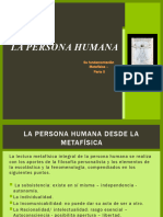CLASE 16 - 16 de Septiembre - La Persona Humana. Parte 2 1