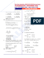 Maths Jeem Sept