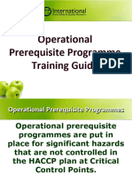 Operational Prerequisite Programme Training Sample Content
