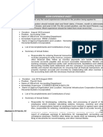 CS Form No. 212 Attachment Work Experience Sheet