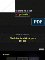 Clase 15 - Modelos Analíticos para DS III