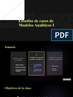 Clase 16 - Estudios de Casos de Modelo Analiticos I