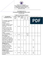 Periodical Test Q4 Math 3 Melc Based