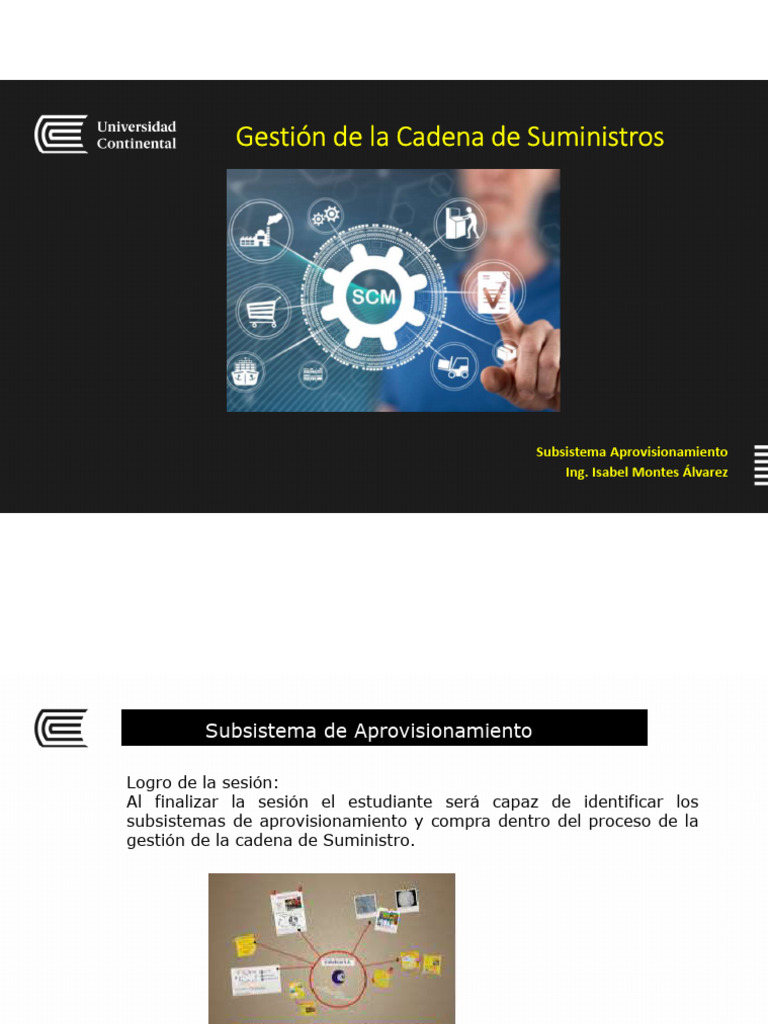 U1T4 Subsistema Aprovisionamiento | PDF | Obtención | Cadena de suministro