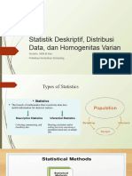 Pertemuan 1 _ Statistik Diskriptif, Distribusi data, dan Homogenitas varian (1)