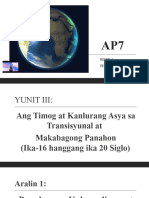 Unang Yugto NG Imperyalismong Kanluranin at Pagtuklas