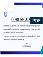 Comunicado