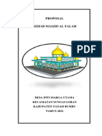 Proposal Pembanguan Masjid Al Falah 2022