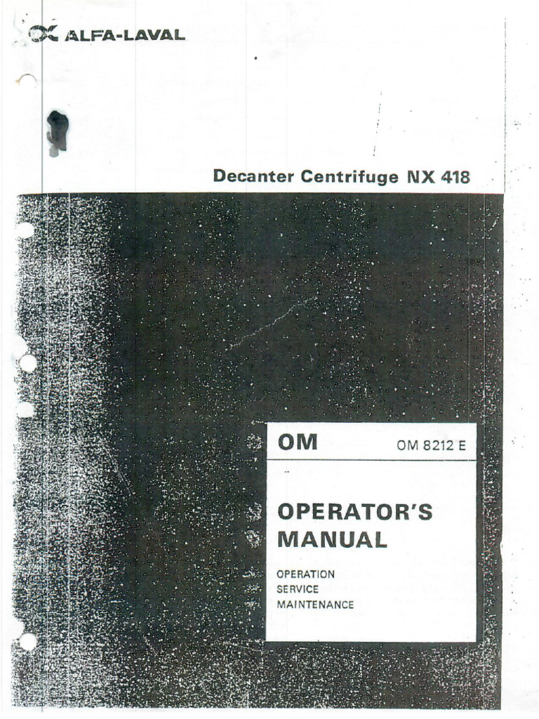 NX 414 - 416 - 418 - Operator's Manual Odd Pages | PDF