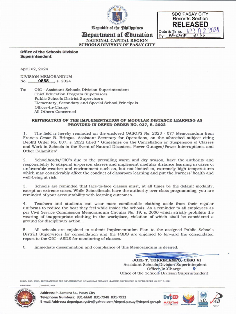 division-memorandum-no-0555-s-2024-reiteration-on-the