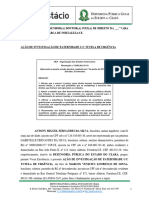 Ação de Investigação de Paternidade CC Tutela de Urgência - Rep. Legal. Gabryelle Fernandes