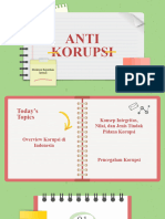 Internalisasi Anti Korupsi