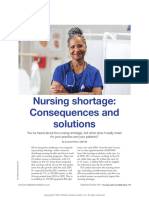 Nursing Shortage: Consequences and Solutions
