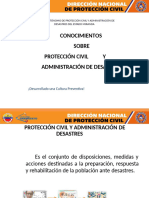 Conocimientos Sobre Protección Civil Y Administración de Desastres