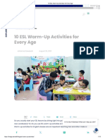 10 ESL Warm-Up Activities For Every Age
