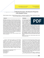 Frequency of Suicidal Ideation Inventory: Psychometric Properties of The Spanish Version