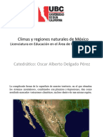 5. Climas y Regiones Naturales de México