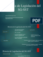 Historia de Legislación Del SG-SST