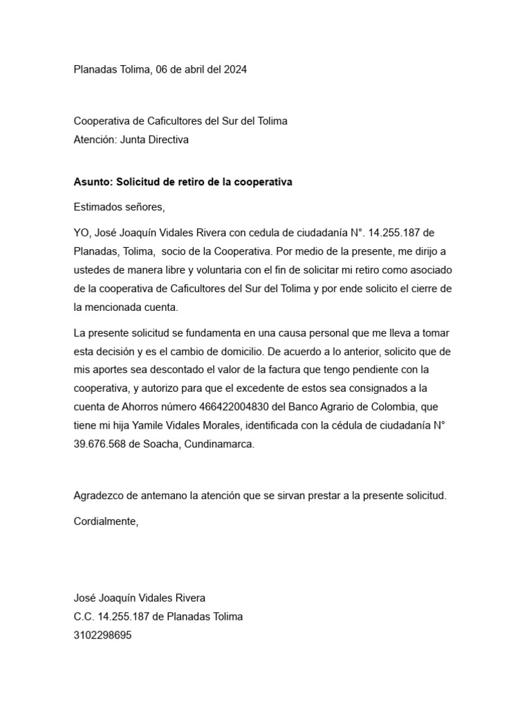 modelo-de-carta-de-solicitud-de-retiro-de-cooperativa-word-pdf
