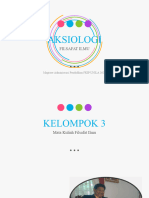 Aksiologi