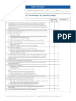 Dry Sterile Dressing Change Checklist | PDF