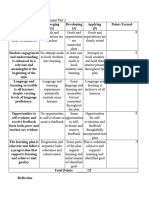 Edu603 U7 Assignment Part 2 Self Assessment Rubric