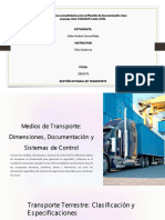 Medios de Transporte Dimensiones Documentacion y Sistemas de Control