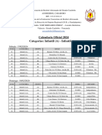 Calendario Oficial Asociación