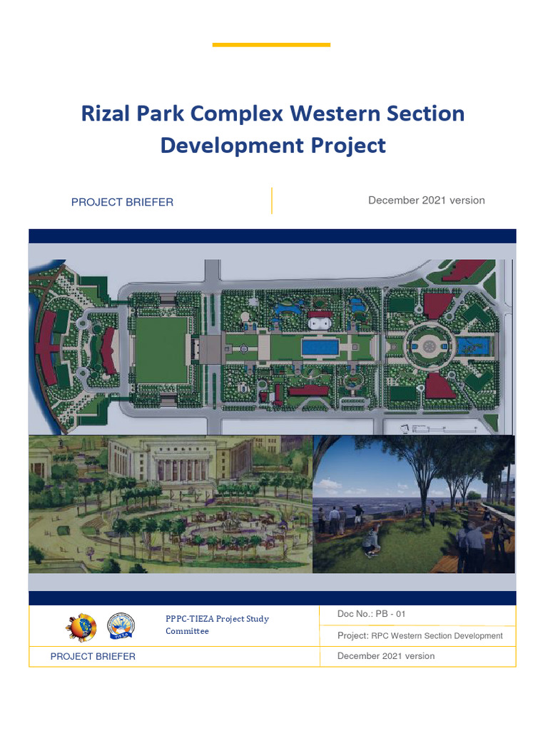 Rizal Park Western Section Project Brief | PDF | Public–Private ...