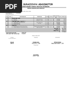 Contoh Bill of Quantity Proyek | PDF