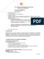 Proceso de Gestión de Formación Profesional Integral Formato Guía de Aprendizaje