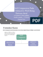 Peran Self Compassion Pada Stres & Subjective Well
