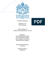 Informe de Lab Tiro Parabolico