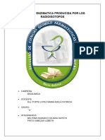 Inhibicion Enzimatica Producida Por Los Radioisotopos.