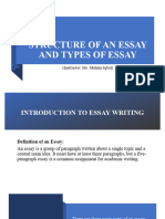 Essay Writing and Types
