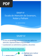 SNAP IV Planilla Corrección | PDF