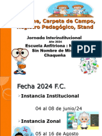 Informe, Carpeta de Campo, Registro Pedagogico, Bitacora Del Evaluador-Edda Gauna - Copia