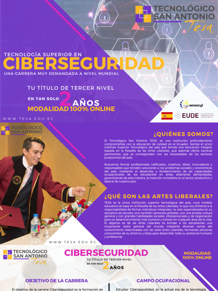 Brochure Ciber Pdf Seguridad La Seguridad Informática