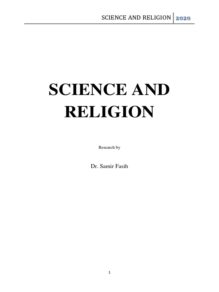 Science and Religion | PDF | Force | Universe