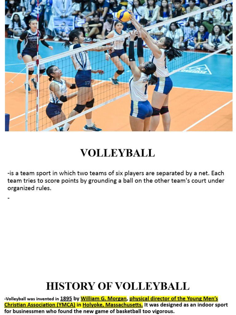 History and Basics of Volleyball | PDF | Volleyball | Athletic Sports
