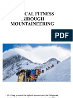 Physical Fitness Through Mountaineering