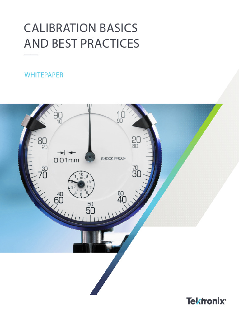 Calibration Best Practices Guide | PDF | Calibration | Quality ...
