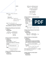 Kunci - Matematika - 7SMP - Aljabar Paket 3